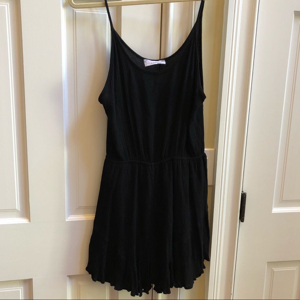 Audrey 3+1 Crepe Ruffle Romper